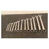 13 Pc Combo Wrench Set