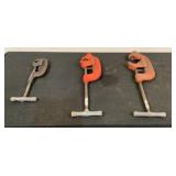 (3) Ridgid Pipe Cutters