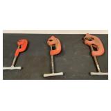 (3) Ridgid Pipe Cutters