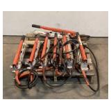 (7) Power Team Hydraulic Hand Pumps