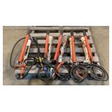 (5) Power Team Hydraulic Hand Pumps