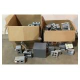 Assorted Steel Electrical Boxes