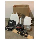 Toilet Seats, Battery Charger, Hand Saw