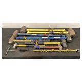 (9) Assorted Hammers & Sledge Hammers