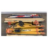 (8) Survey Tripods & Level Rods