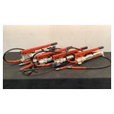 (4) Power Team Hydraulic Hand Pumps SPX
