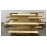 (3) 3 Tier Display Racks