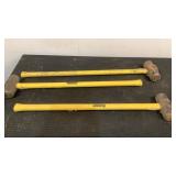 (3) 8 lb Sledge Hammers