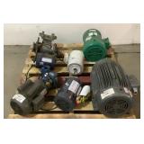 (6) Assorted Electric Motors