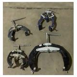 (4) Sumner Pipe Clamps
