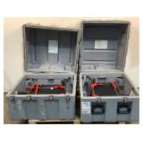 (2) Hardigg Mission Putaway Cases