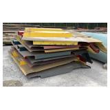 (8) Dumpster lids with sliding door