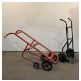 (2) Barrel Carts & Hand Truck