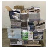 (22) Assorted Ceiling Fans And Light Fixtures