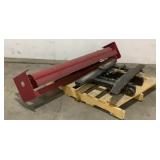 Forklift Mast And Swivel Roller