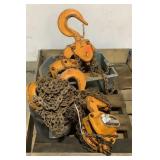 (2) Harrington 10 Ton Chain Hoist 866