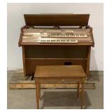 Magnavox Electric Organ And Stool