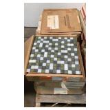 (8) Daltile Boxes of Glass Mosaic Tile