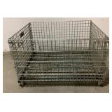 Collapsible Warehouse Metal Basket