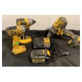 (3) DeWalt Cordless Power Tools