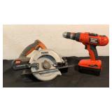 6-1/2" Circular Saw And Drill