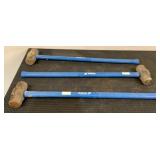 (3) Jackson 8 lb Sledge Hammers