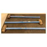 (3) Jackson 6 lb Sledge Hammers