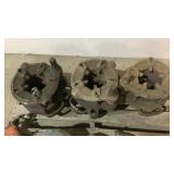 (3) Ridgid Pipe Threader Heads
