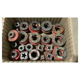 (22) Rigid Assorted Pipe Threader Dies