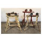 (4) Sumner Pipe Roller Stands