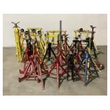 Assorted Pipe Stands & Parts
