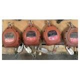 (4) Falcon Self Retracting Life Lines