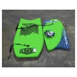 Boogie Boards and Pair of Goggles