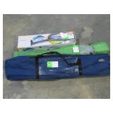 Tent, Camping Chair and Military Cot