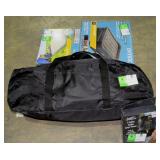 Tent, Camp Shower and Air Mattresses