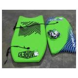 Boogie Boards and Pair of Goggles