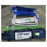 Tent, Military Cot and Chairs