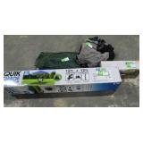 Canopy, Tent, Air Mattress, and Air Chair-