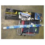 Chairs, Umbrella, Volleyball, and Fanny Pack-