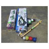Tent, Combo Game, Croquet Poles, Pack, Whistle