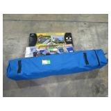 Multi-Sport Backstop, Canopy & Badminton Set