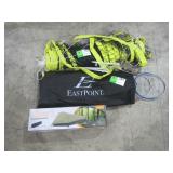 Badminton Set and Backpacking Tent