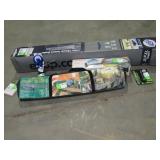 Tent, Cot, Canopy, Flashlight and Fan