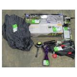 Hammock, Tent, Camp Shower, Fan & Flashlight
