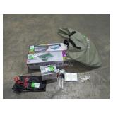 Tents, Air Mattress, Air Pump and Camp Shower