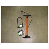Bike Lock, Foot Air Pump & Exercise Arm Band