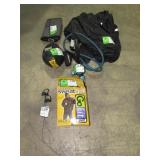 Speed Bag, Hooded Sweats, and Waist Compressor-