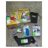 Exercise Ball, Fanny Pack, Sweat Suit & Ear Buds