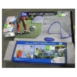 Volleyball Set, Pop Up Goal Set and Belly Burner