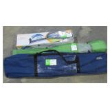 Tent, Camping Chair and Military Cot